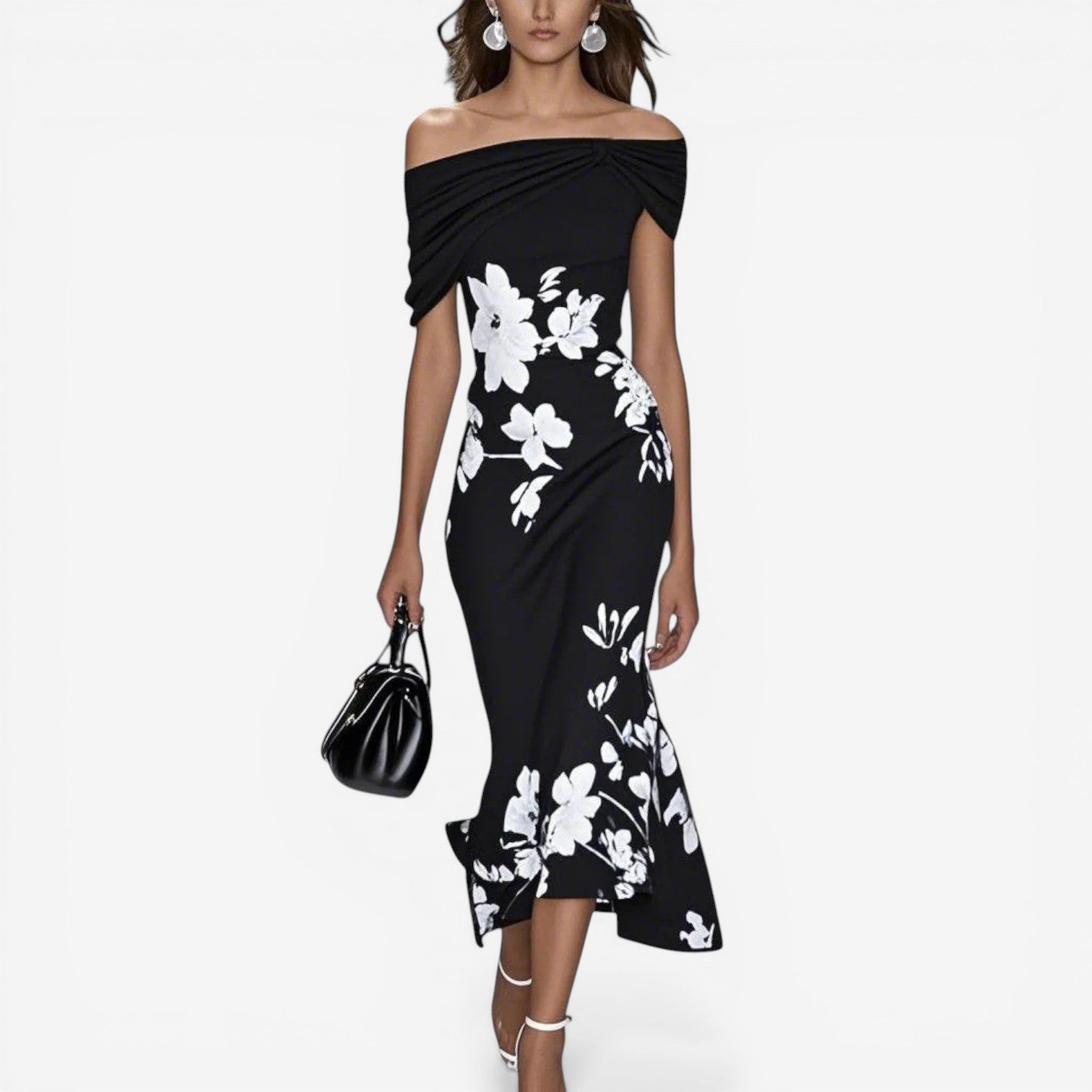 Glaiza™ Robe midi à fleurs